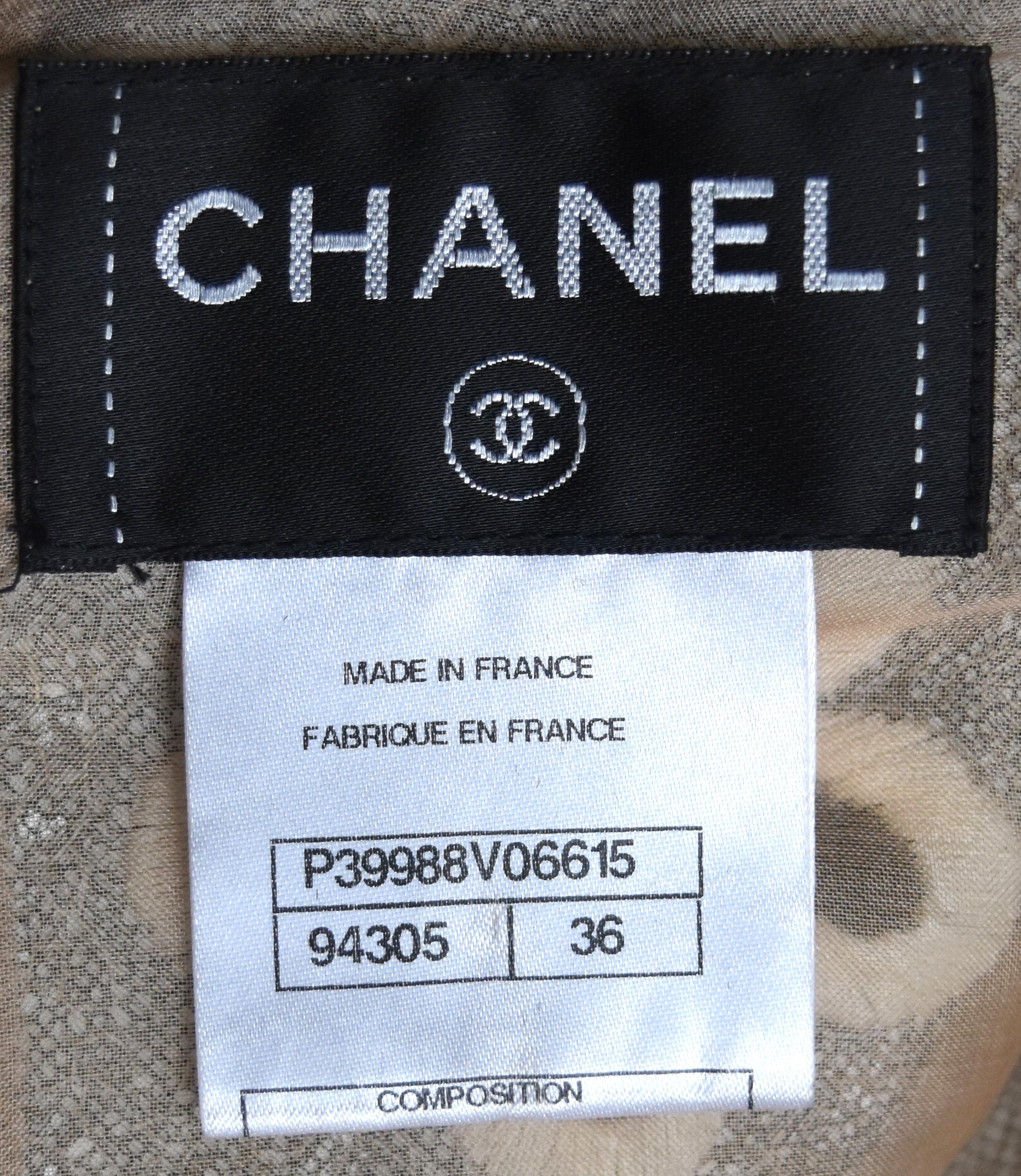 Chanel 11C Cruise 2011 Sequins Embellished runway Dress New Europe 36 For Sale 3