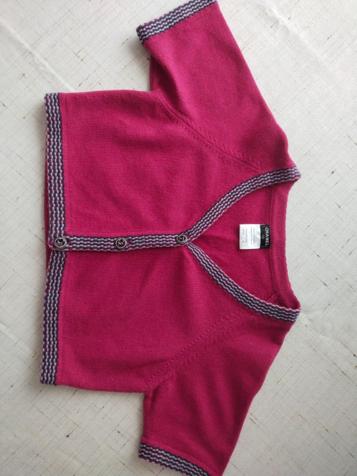 Chanel  Pista 11C Crociera 2011  Cardigan in cashmere Saint Tropez Karl Lagerfeld in vendita 11