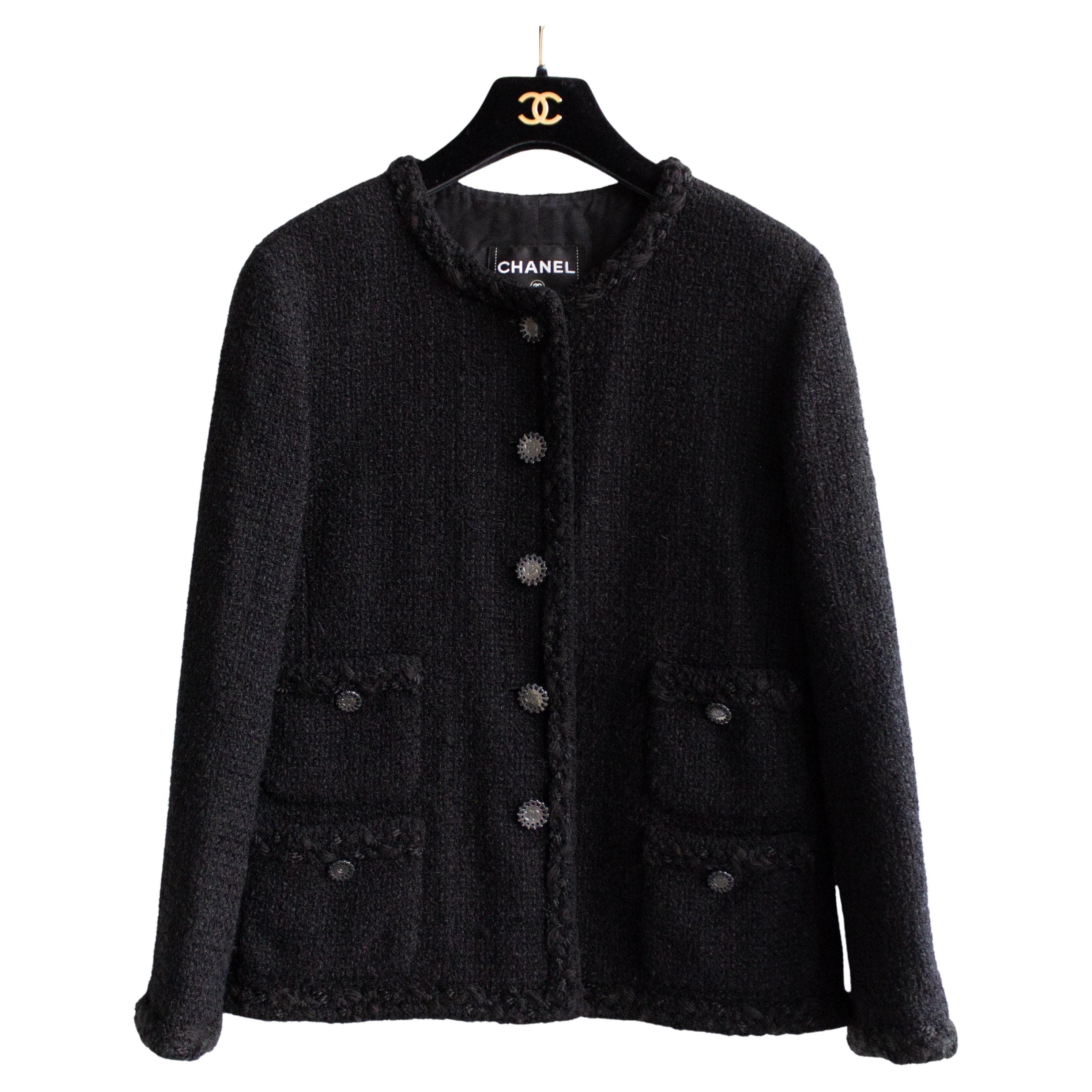 Chanel Little Black Jacket - 16 For Sale on 1stDibs | chanel ...