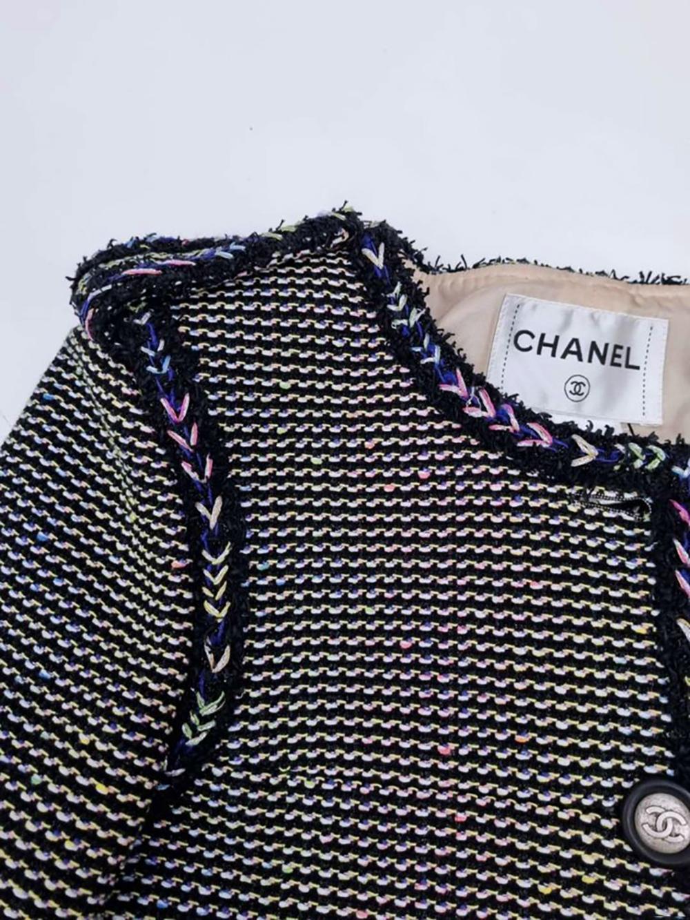 Chanel 11K$ boutons CC Lesage Tweed Jacket 42 FR en vente 5