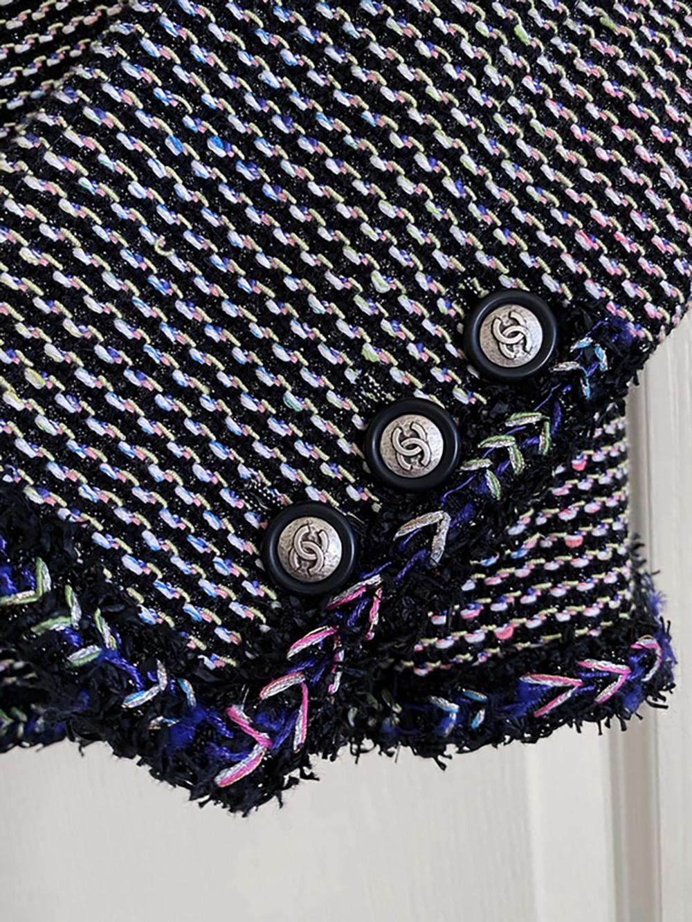 Chanel 11K$ boutons CC Lesage Tweed Jacket 42 FR en vente 1