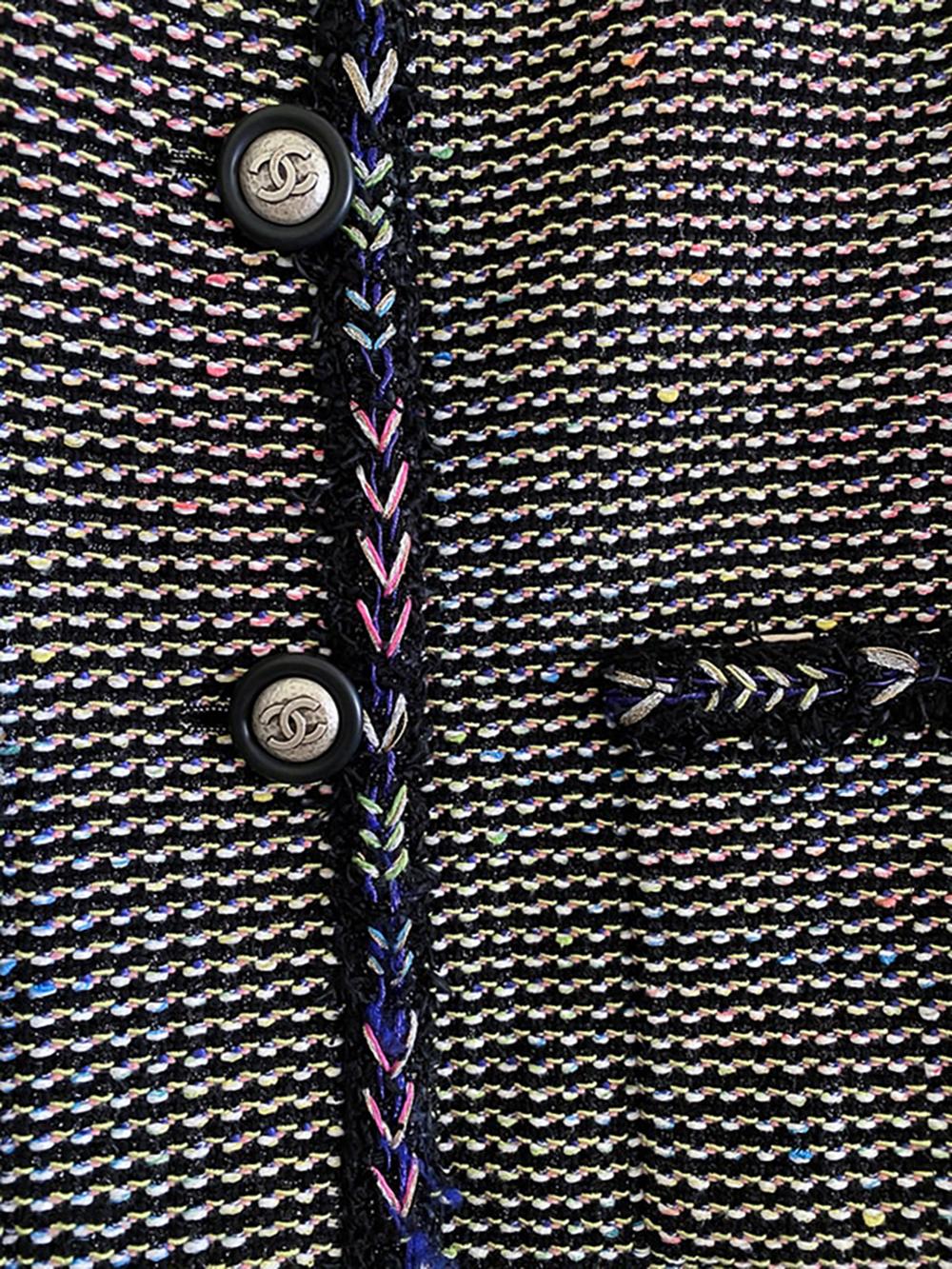 Chanel 11K$ boutons CC Lesage Tweed Jacket 42 FR en vente 2
