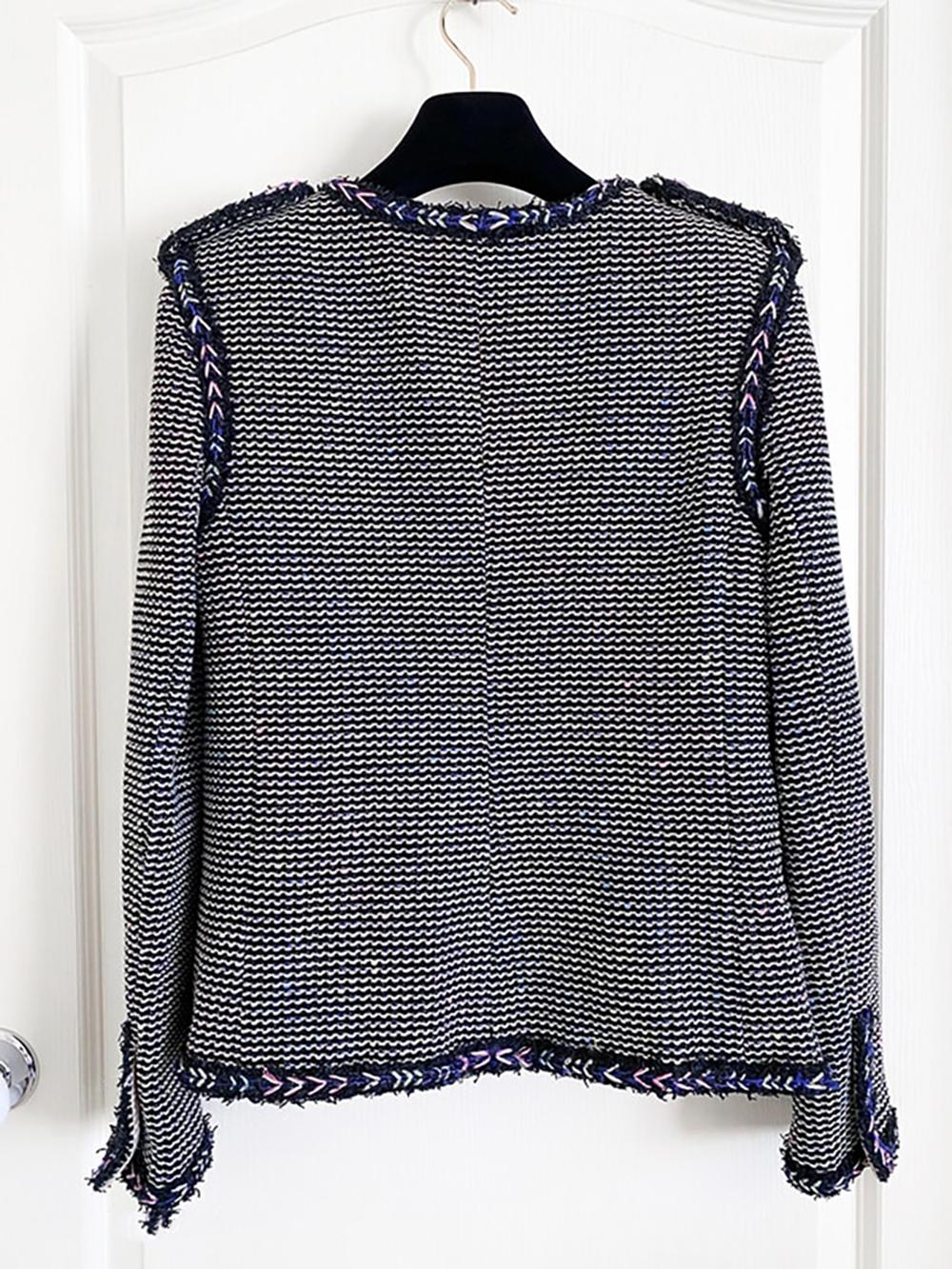 Chanel 11K$ boutons CC Lesage Tweed Jacket 42 FR en vente 3