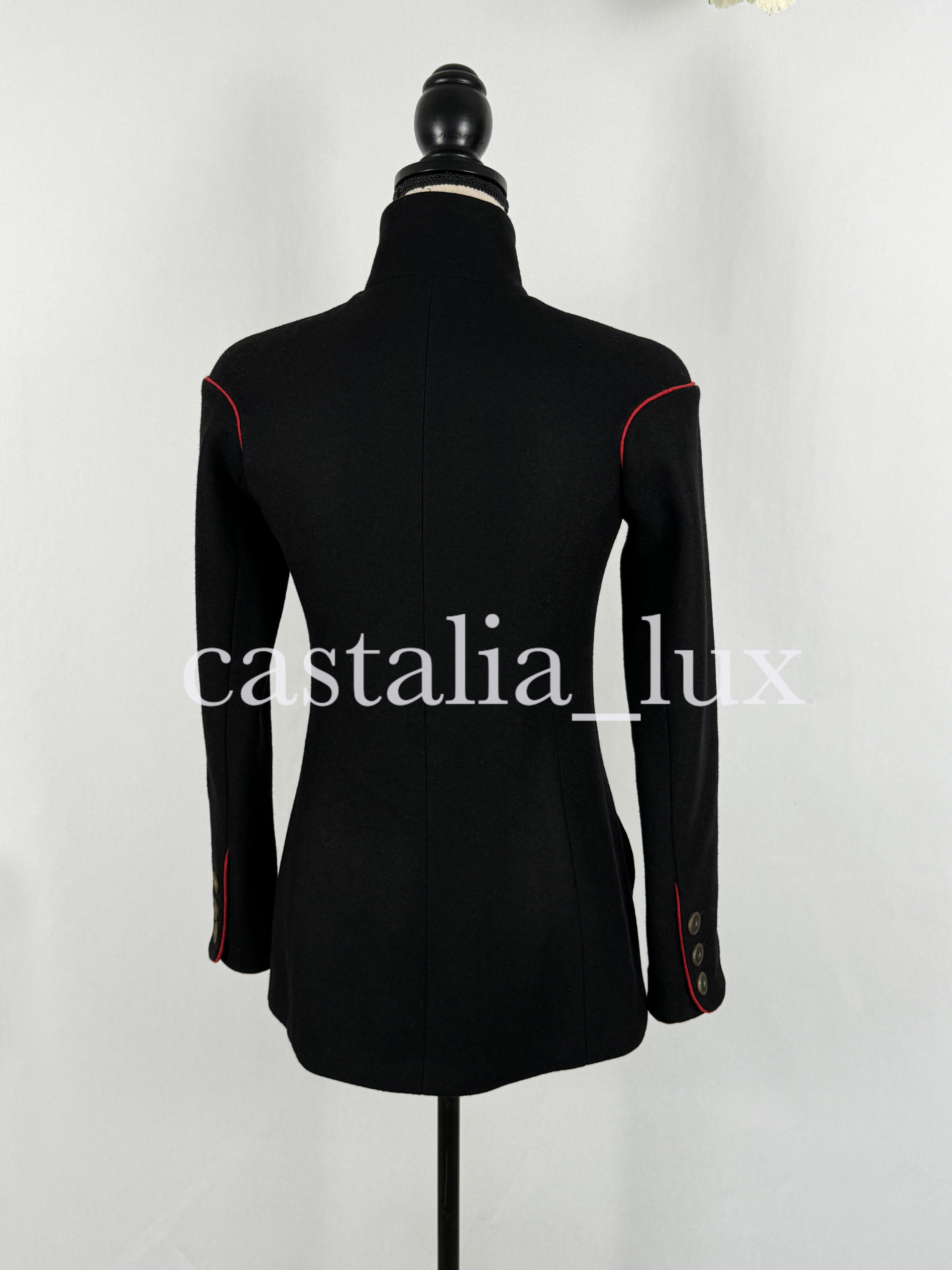 Chanel 11K$ Collectors Paris / Salzburg Black Jacket For Sale 6