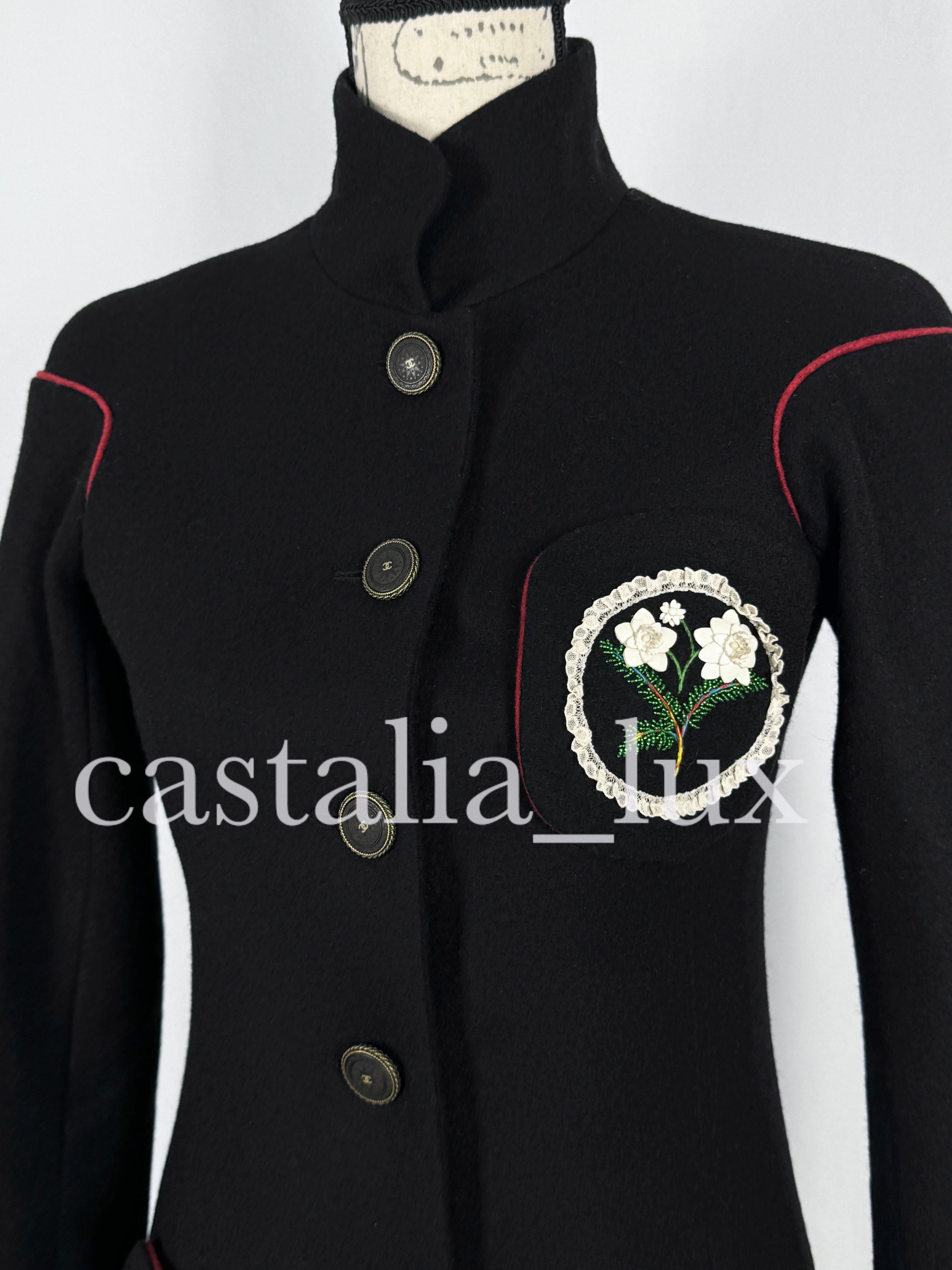 Chanel 11K$ Collector Paris / Salzburg Veste noire Excellent état à Dubai, AE