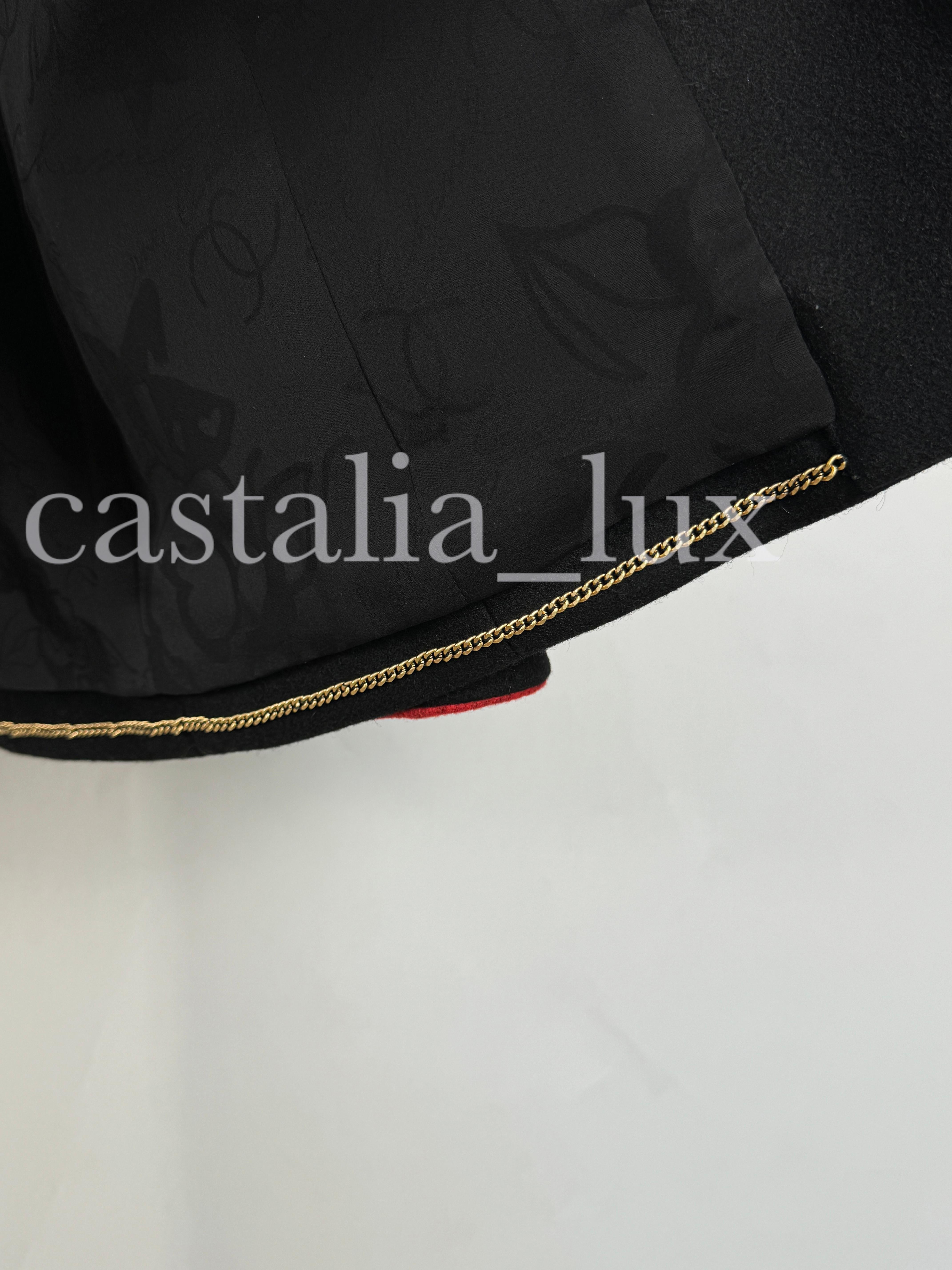 Chanel 11K$ Collectors Paris / Salzburg Black Jacket For Sale 5