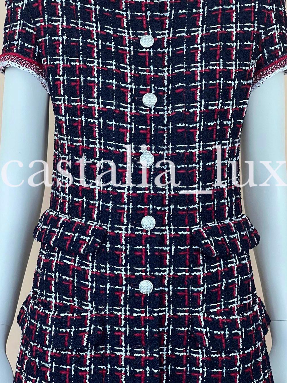 Chanel 11K$ Iconic Runway Tweed Dress 8