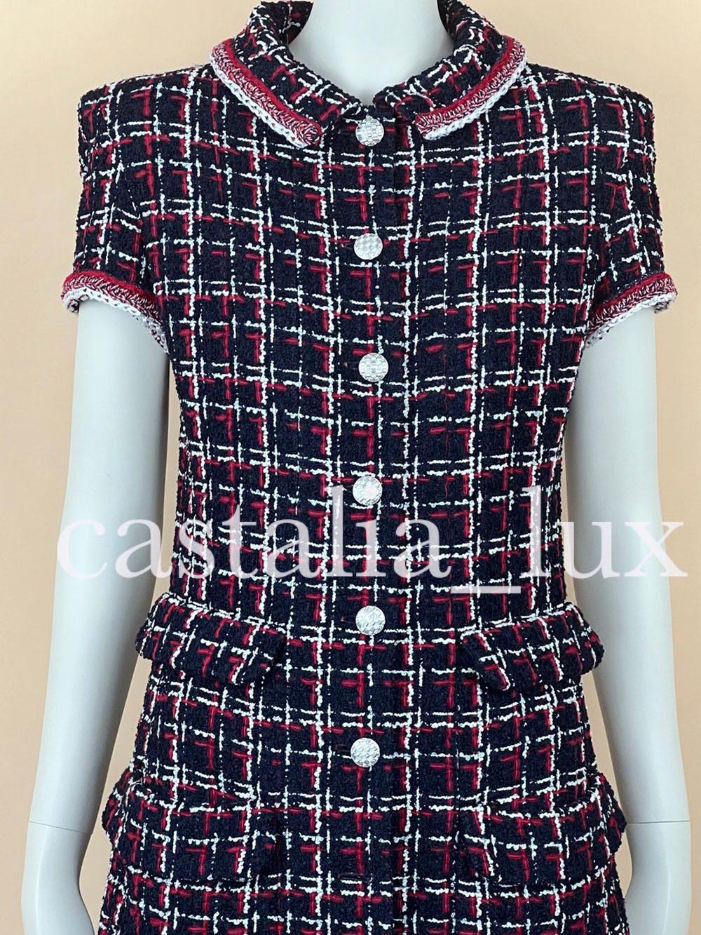Chanel 11K$ Iconic Runway Tweed Dress 10