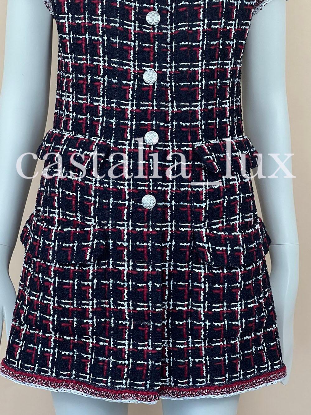 Chanel 11K$ Iconic Runway Tweed Dress 14