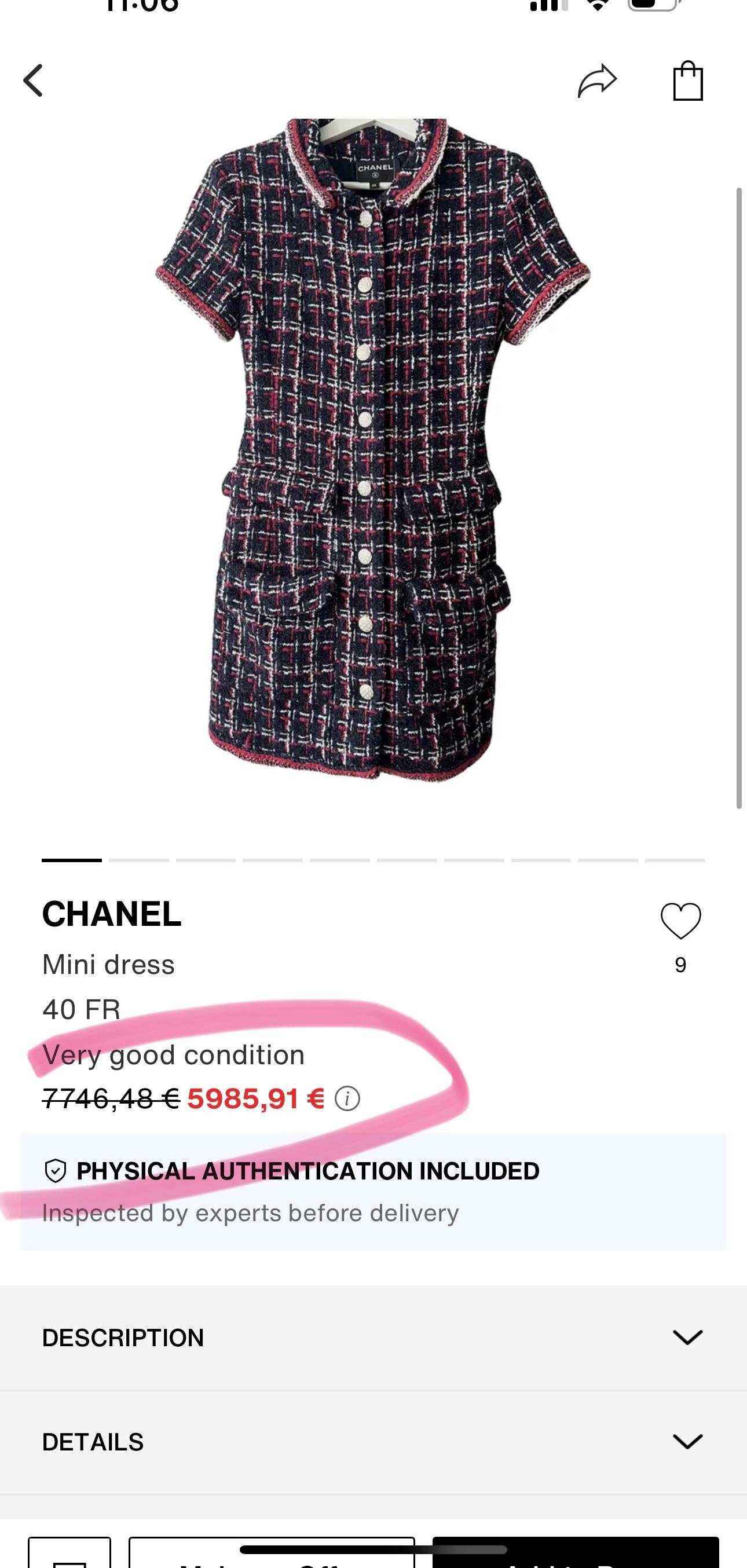 Chanel 11K$ Iconic Runway Tweed Dress 4