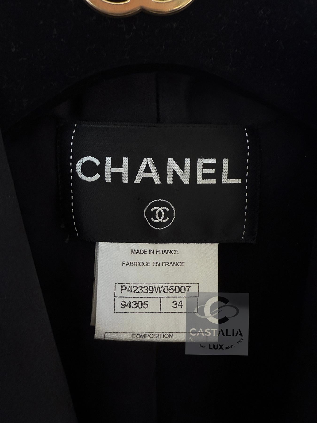 Chanel 11K$ Nueva Chaqueta de Pasarela de Encaje y Bordado 34 FR en venta 15