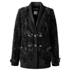 CHANEL 11K$ New Lace & Embroidery Runway Jacket 34 FR