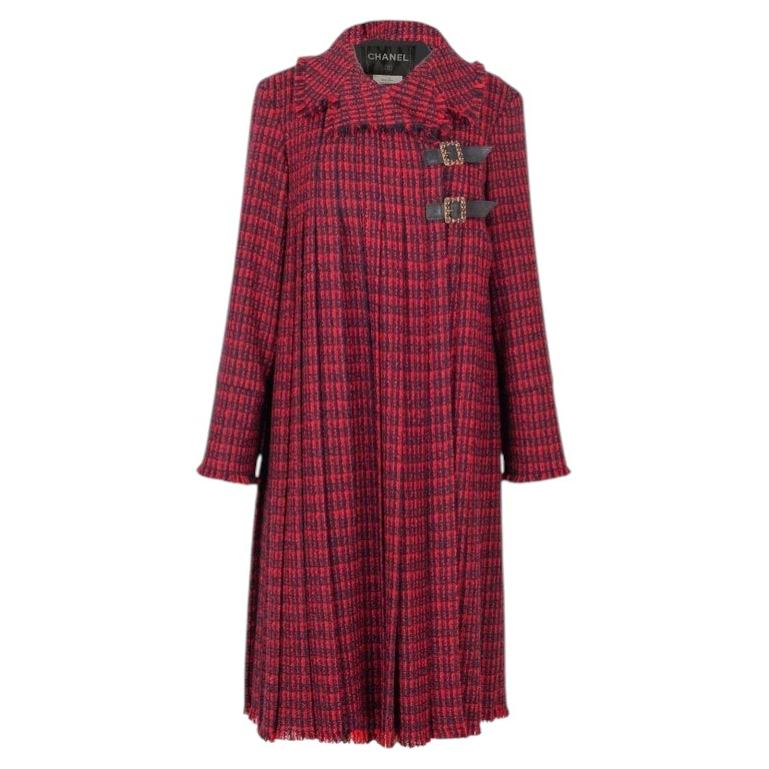 CHANEL 11K$ Nuevo París / Edimburgo Abrigo de tweed de pasarela 36 FR