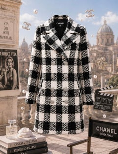 CHANEL 11K$ New Paris / Rome Runway Tweed Jacket 36 FR