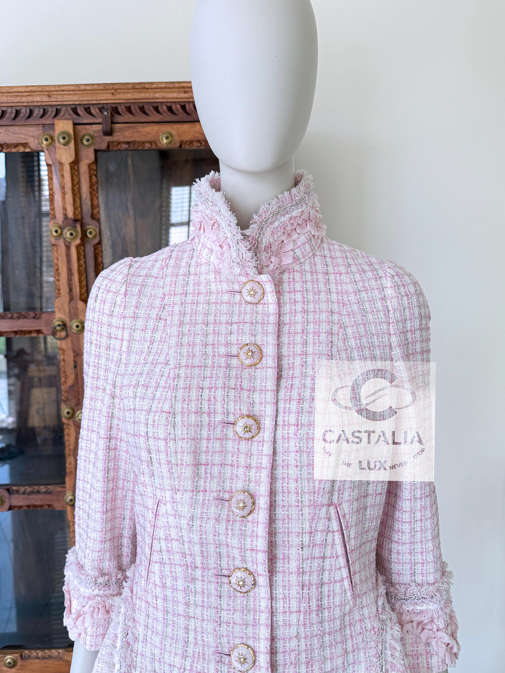 Chanel 11K$ New Paris / Versailles Baroque Style Tweed Jacket 36 FR en venta 6