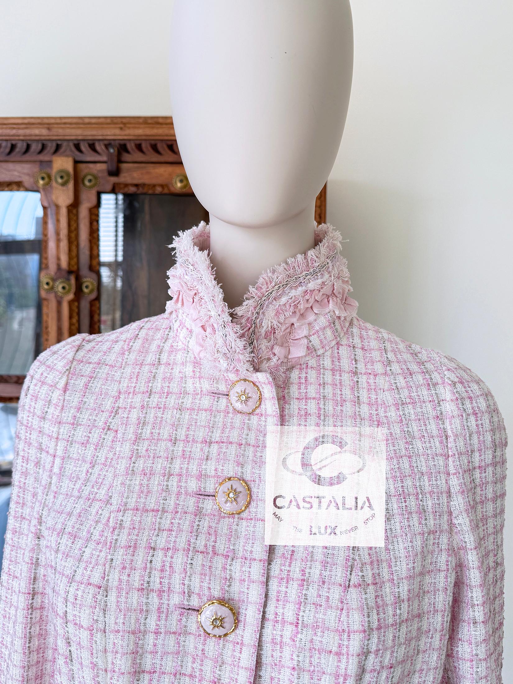 Chanel 11K$ New Paris / Versailles Baroque Style Tweed Jacket 36 FR 8