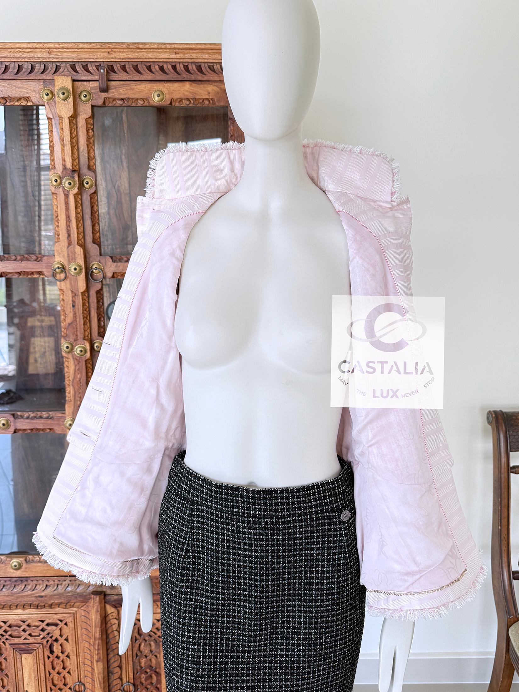 Chanel 11K$ New Paris / Versailles Baroque Style Tweed Jacket 36 FR en venta 10