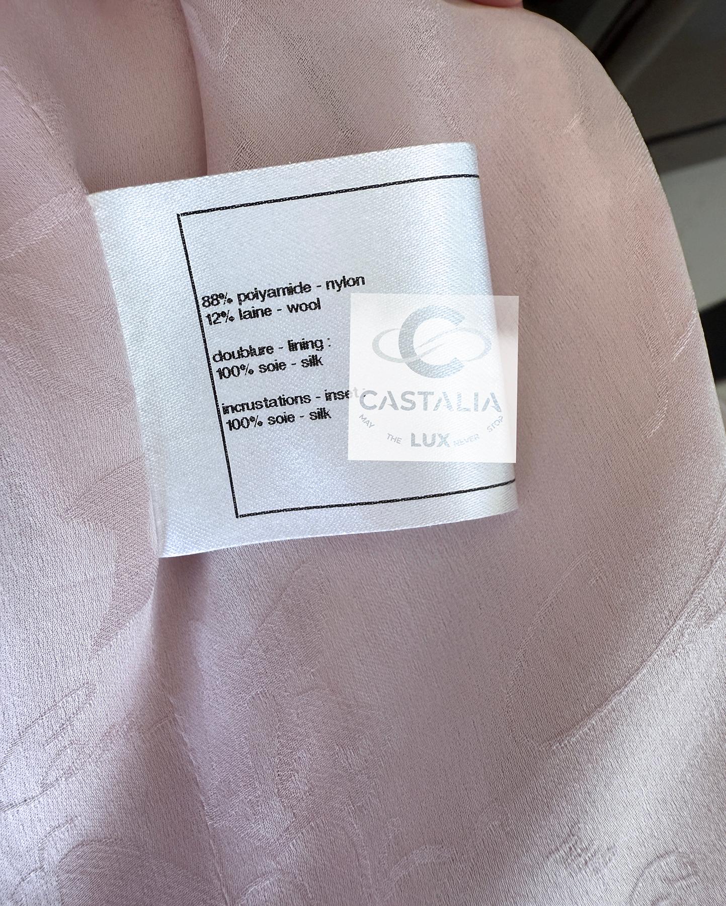 Chanel 11K$ New Paris / Versailles Baroque Style Tweed Jacket 36 FR en venta 12