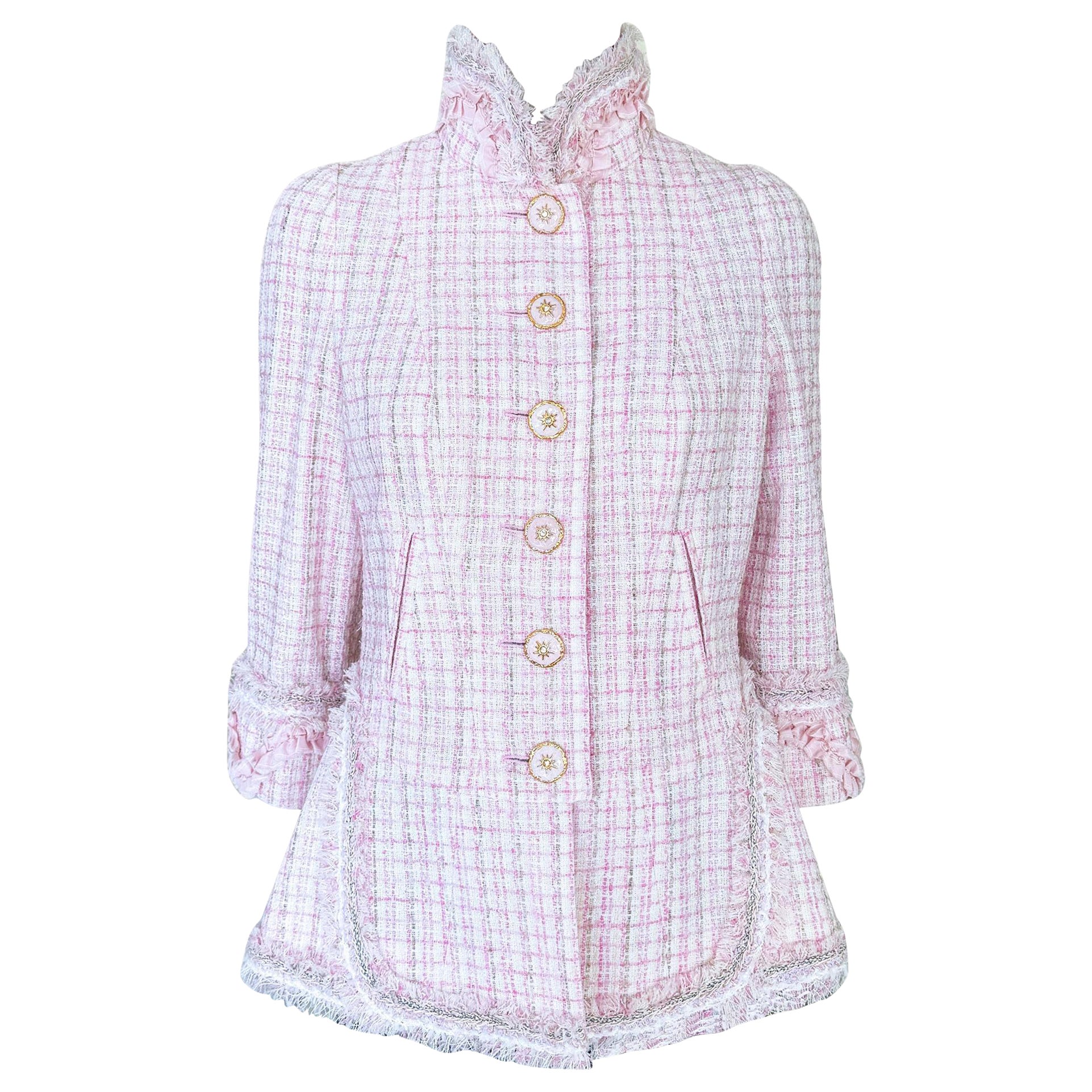 Chanel 11K$ New Paris / Versailles Baroque Style Tweed Jacket 36 FR en venta