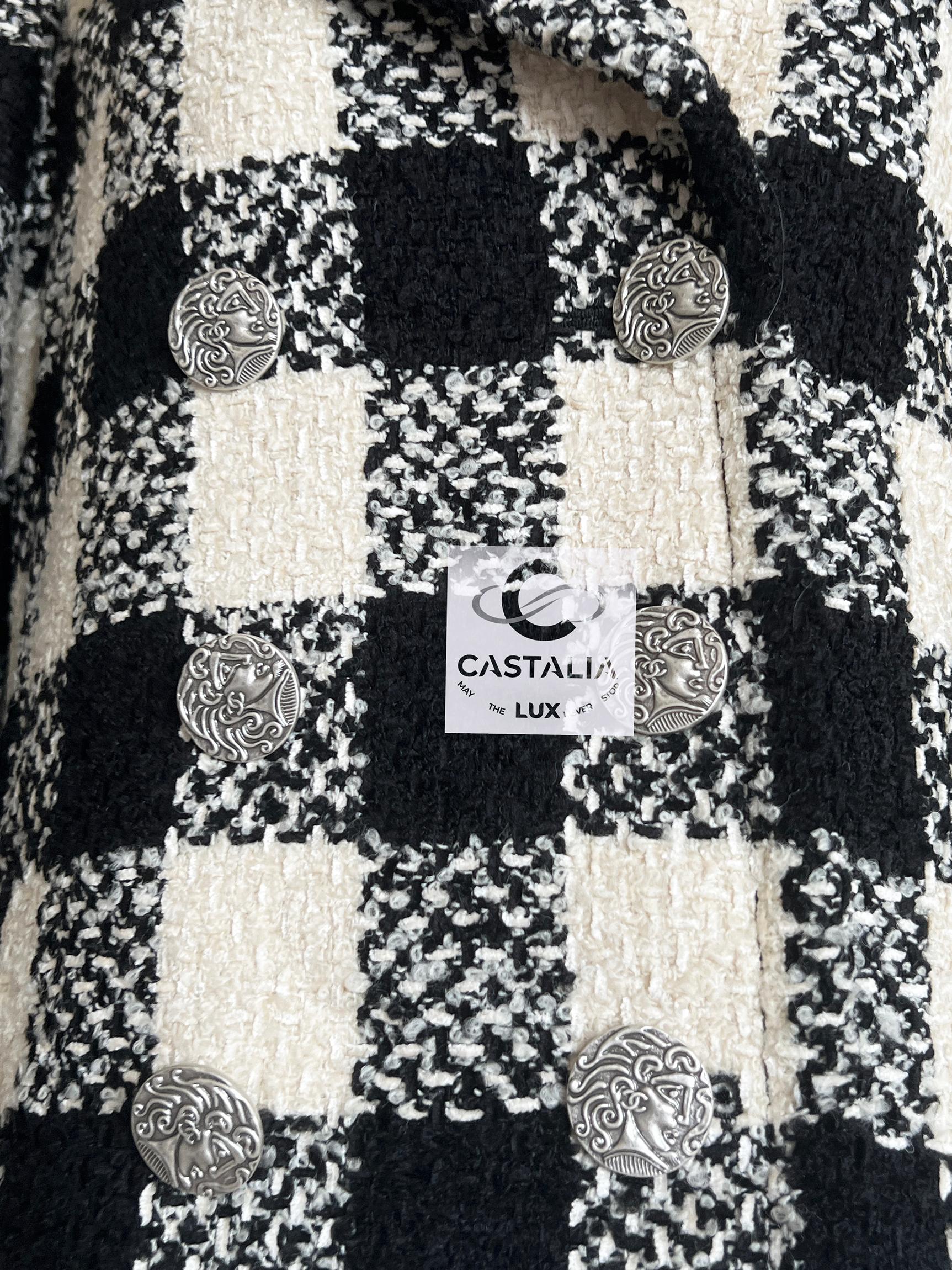 Chanel 11K$ Nuova giacca in tweed stile William Williams 36 FR in vendita 5
