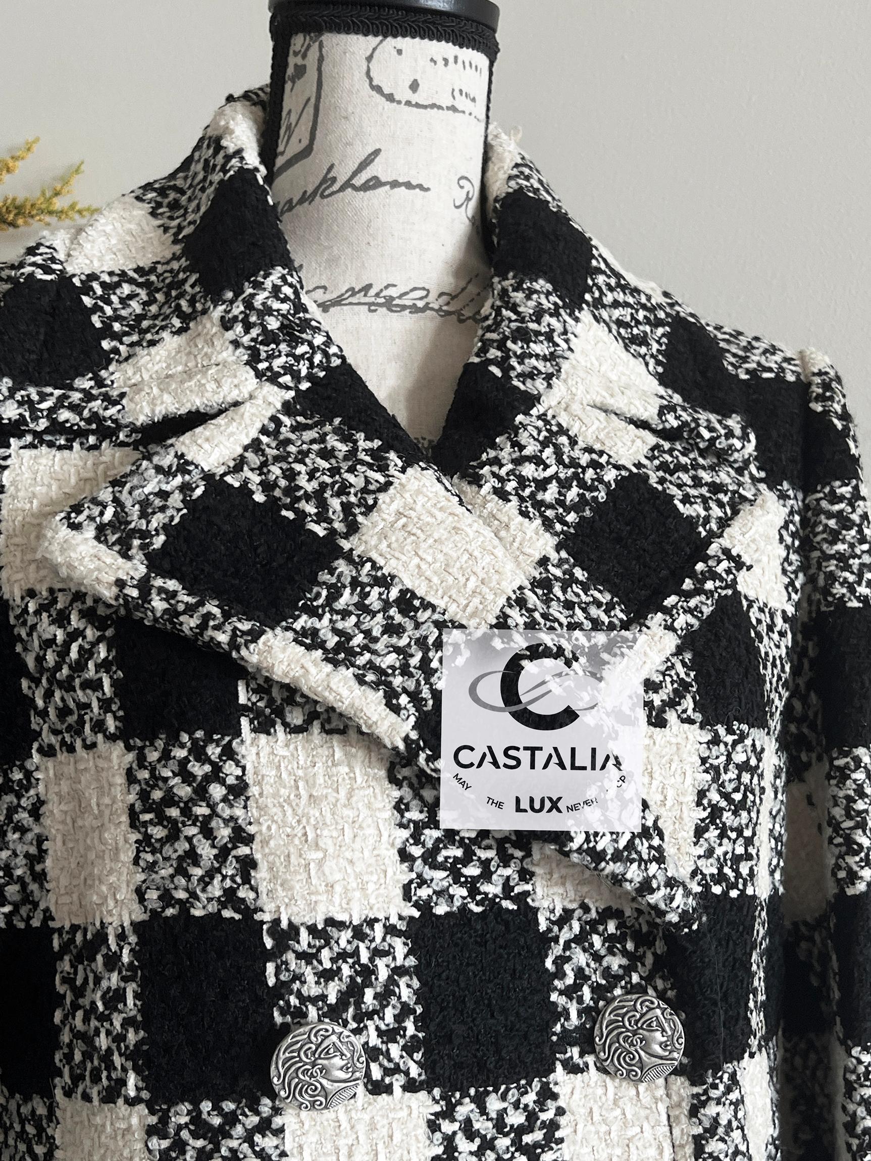 Chanel 11K$ Nuova giacca in tweed stile William Williams 36 FR in vendita 10