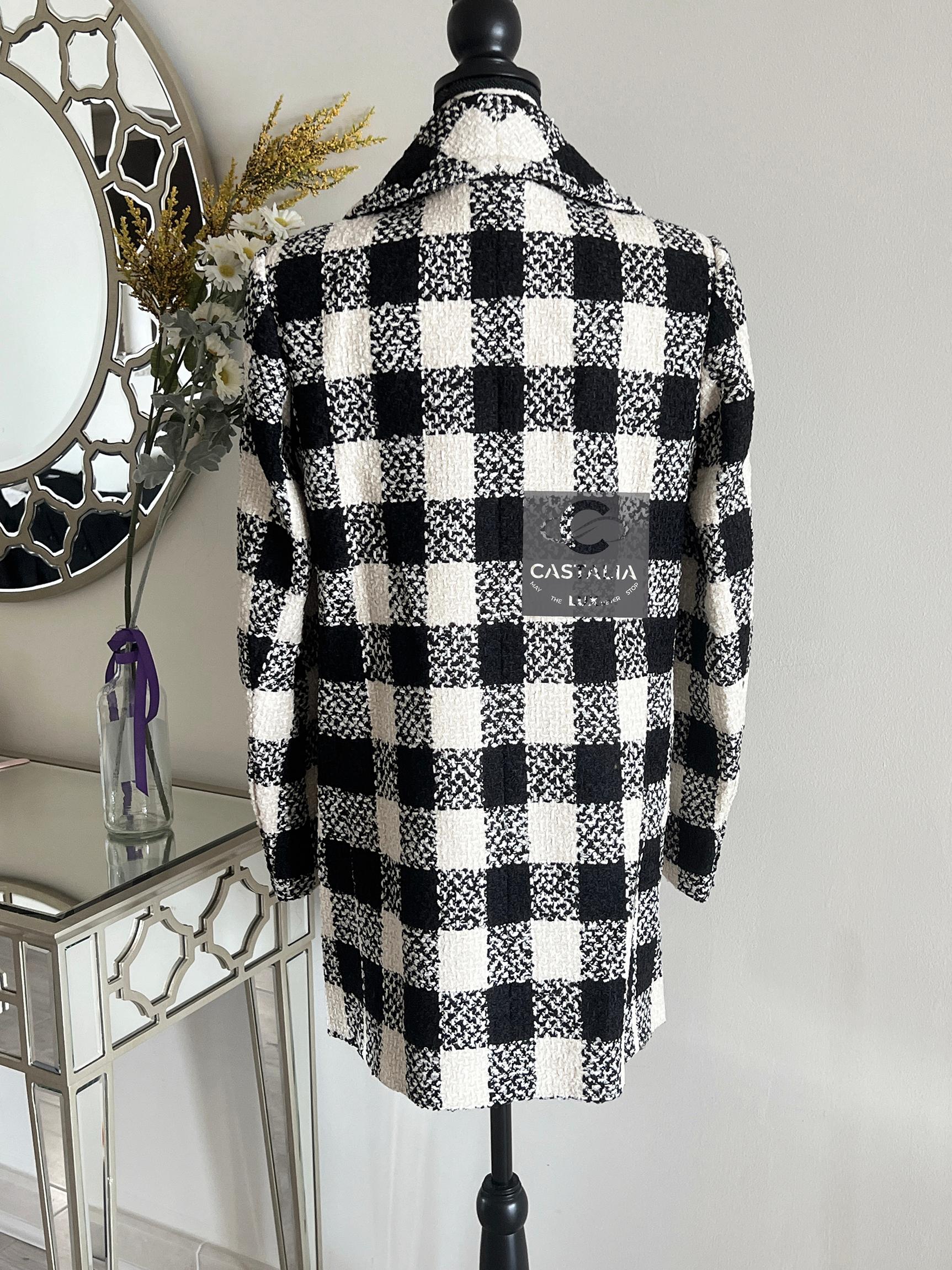 Chanel 11K$ Nuova giacca in tweed stile William Williams 36 FR in vendita 11
