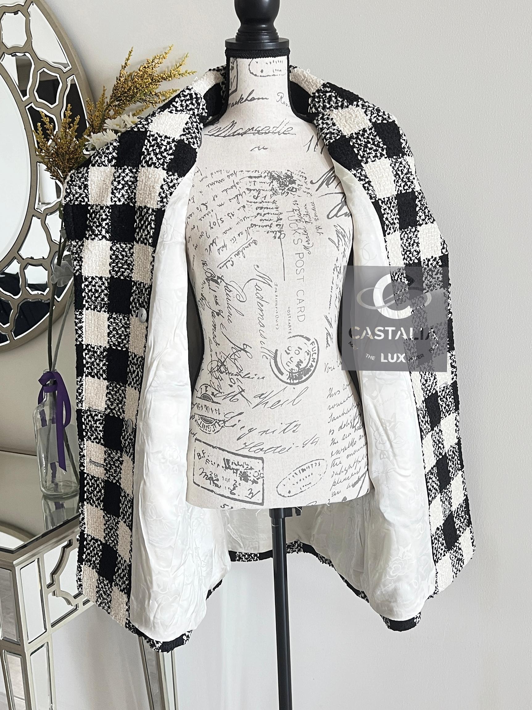 Chanel 11K$ Nuova giacca in tweed stile William Williams 36 FR in vendita 12