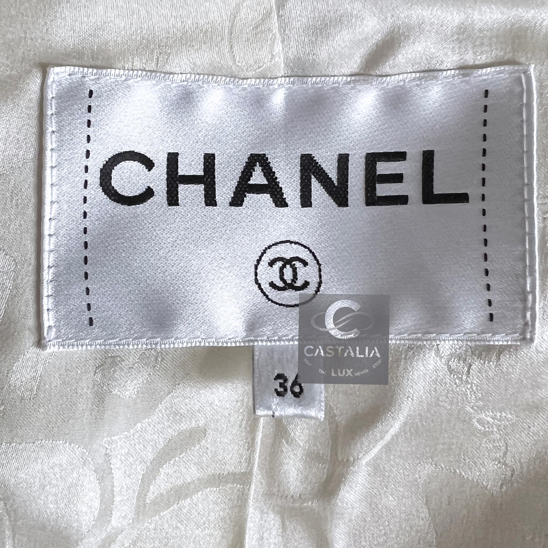 Chanel 11K$ Nuova giacca in tweed stile William Williams 36 FR in vendita 13