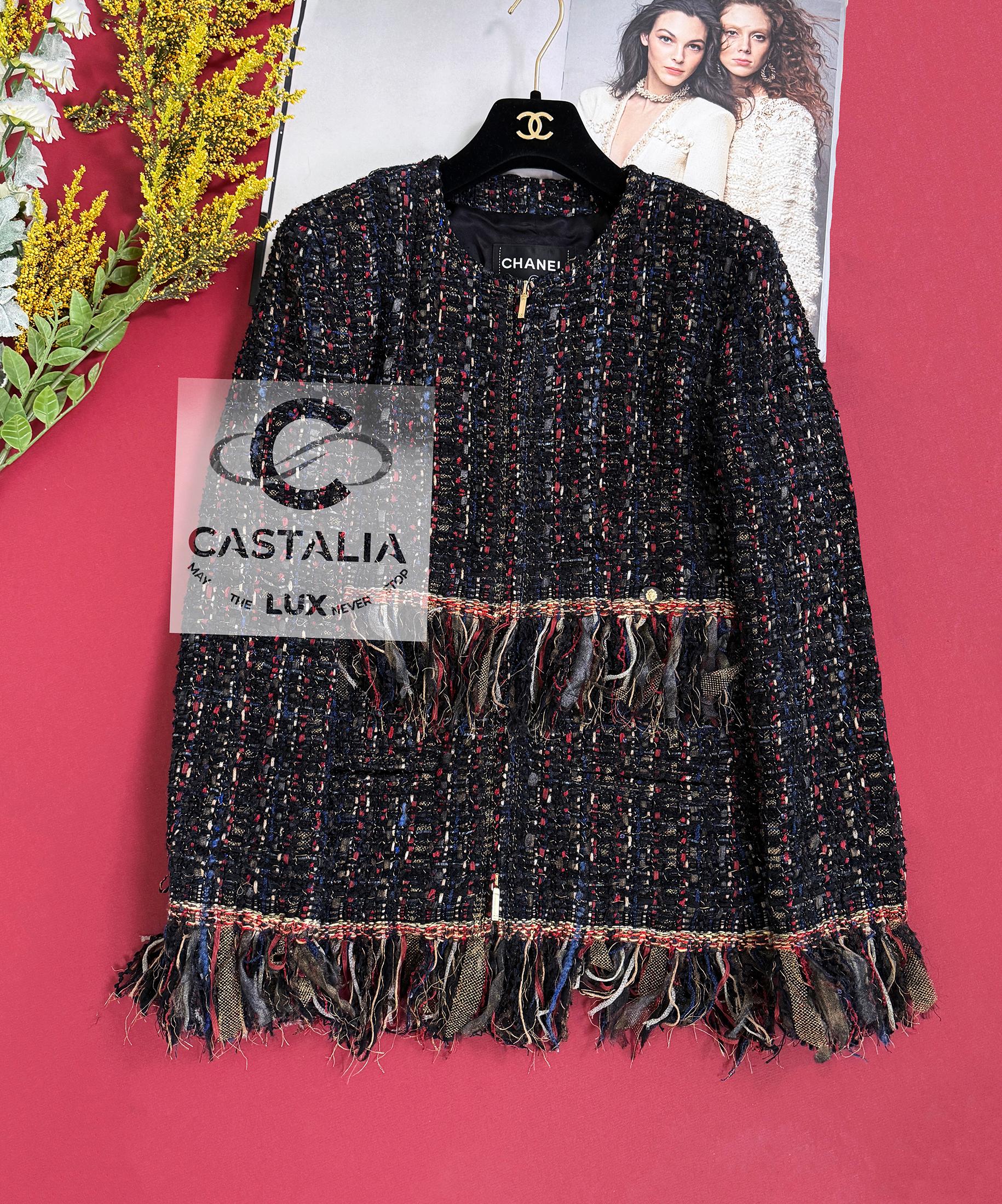 Chanel 11K$ Paris / Cosmopolite Lesage Giacca in tweed 40 FR in vendita 6
