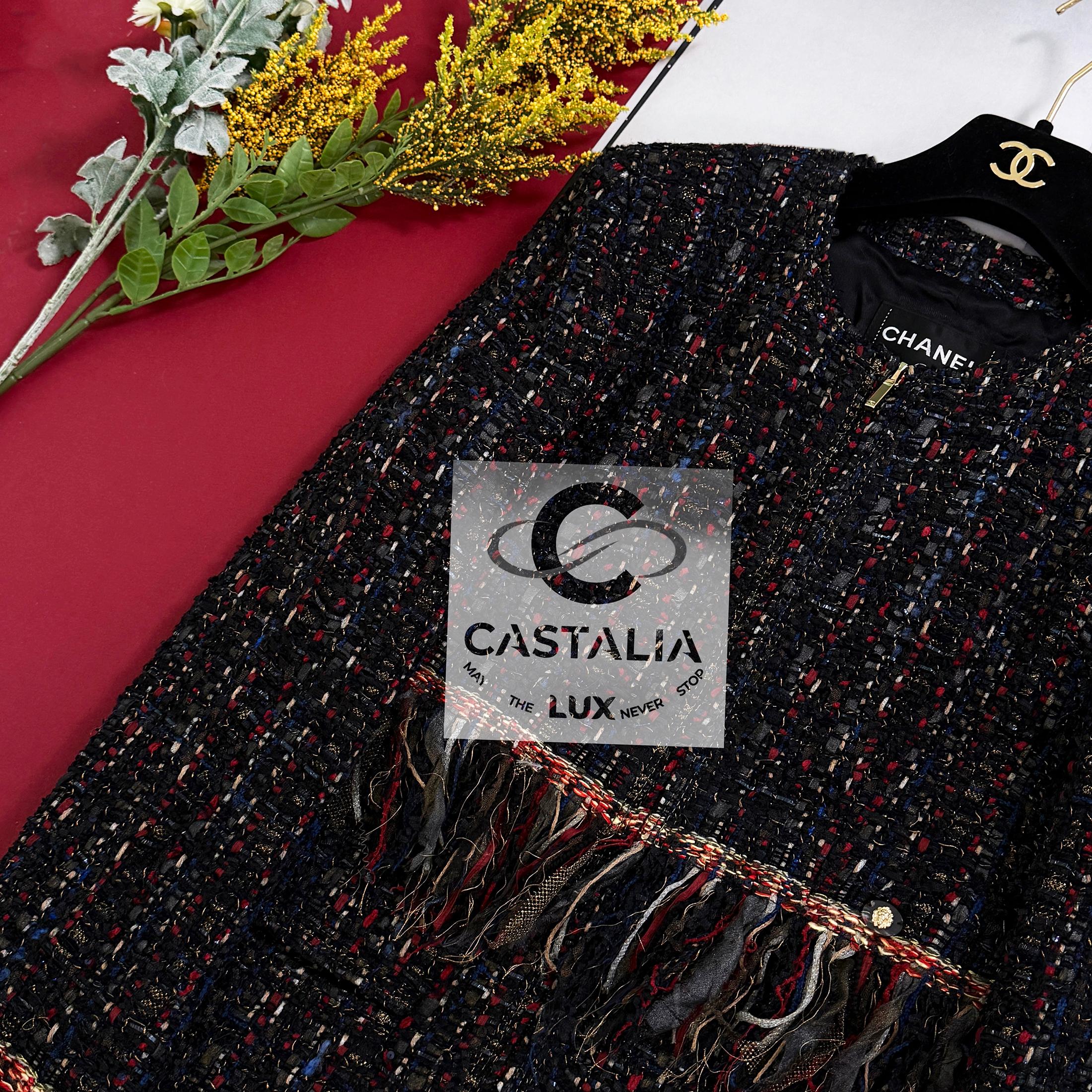 Chanel 11K$ Paris / Cosmopolite Lesage Giacca in tweed 40 FR in vendita 8