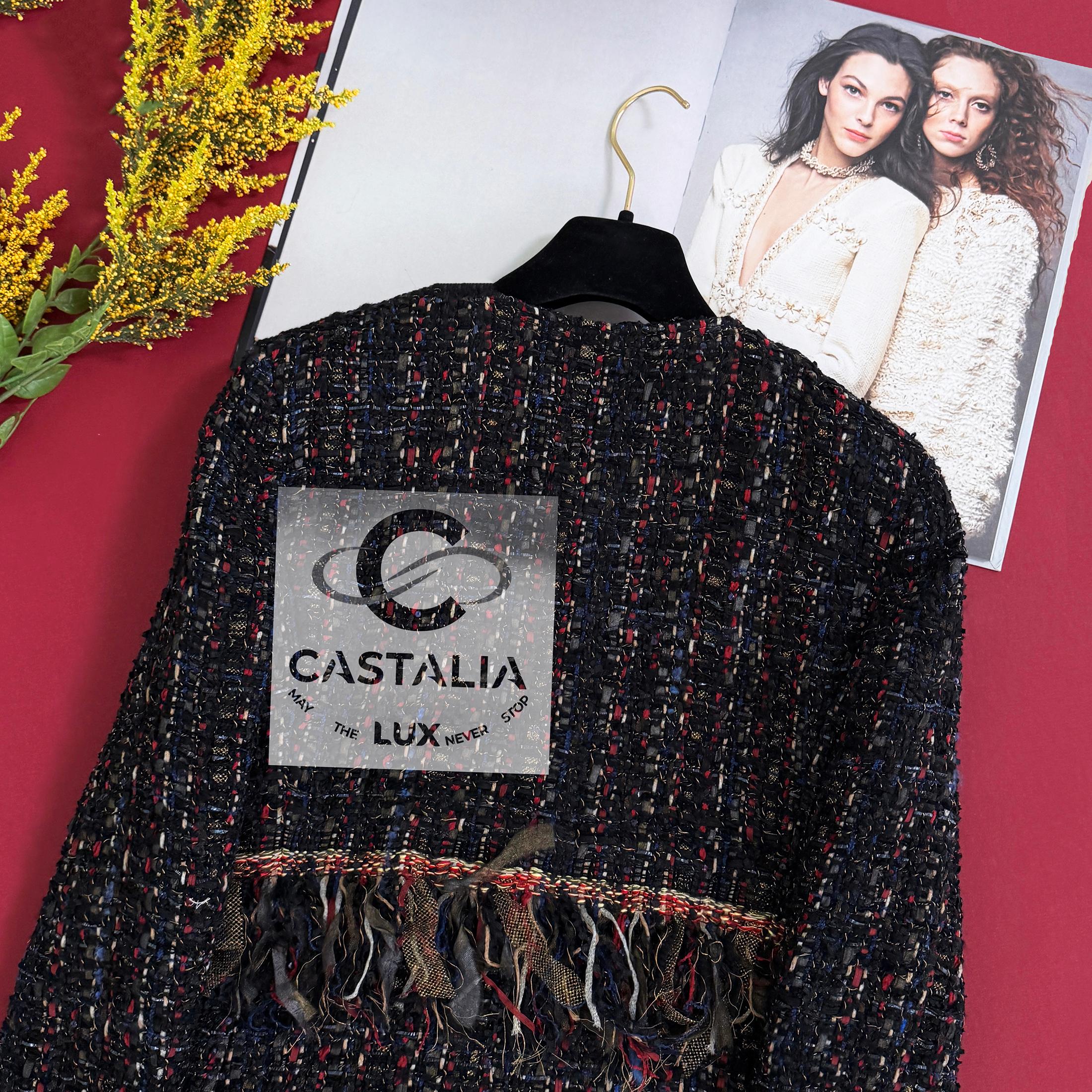 Chanel 11K$ Paris / Cosmopolite Lesage Giacca in tweed 40 FR in vendita 12