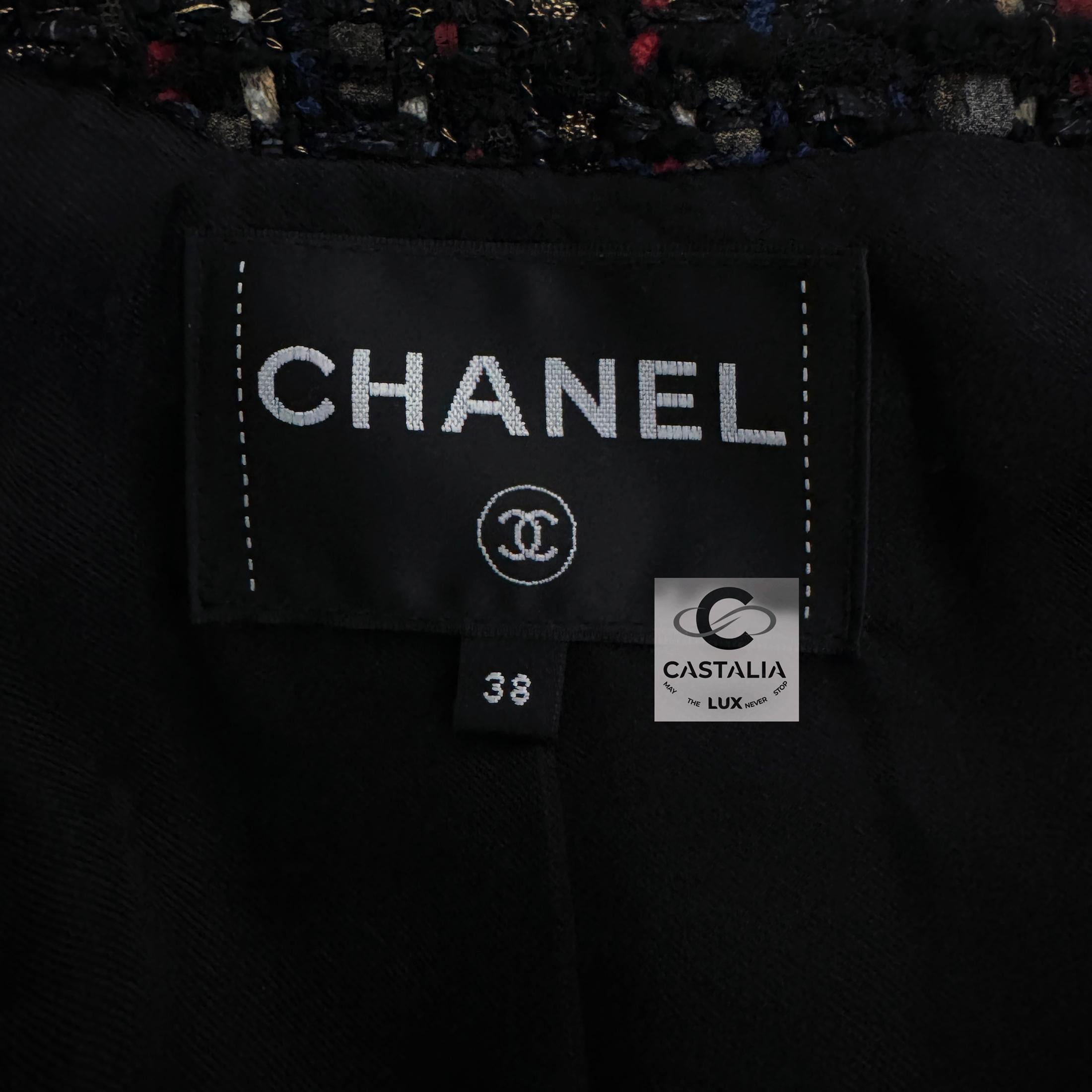 Chanel 11K$ Paris / Cosmopolite Ribbon Tweed Jacket 11