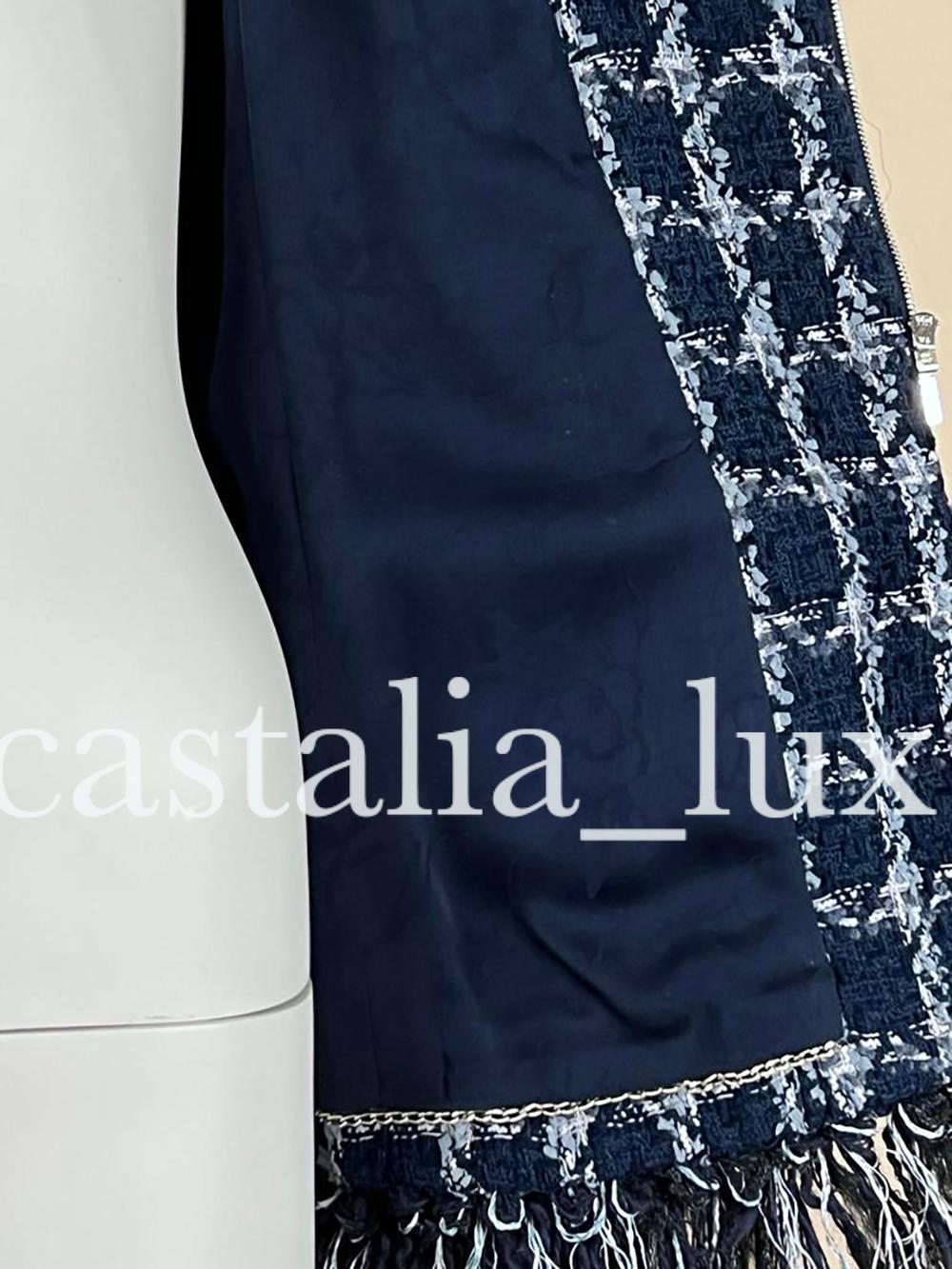 Chanel 11K$ Paris / Dallas Runway Tweed Jacket 5