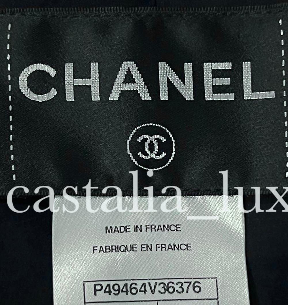 Chanel 11K$ Paris / Dallas Runway Tweed Jacket For Sale 7
