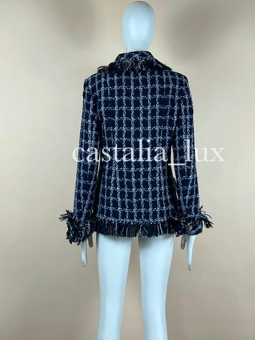 Chanel 11K$ Paris / Dallas Runway Tweed Jacket 8