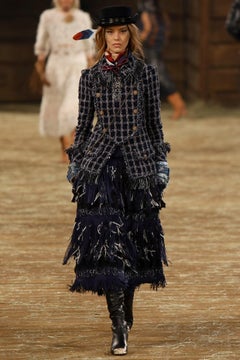 Chanel 11K$ Paris /Dallas Star Studded Tweed Jacket