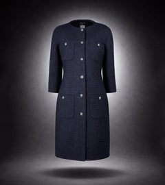 CHANEL 11K$ Paris / Edinburgh CC Manteau en Tweed à boutons de lion 38 FR