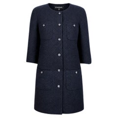 CHANEL 11K$ Paris / Edinburgh CC Lion Buttons Tweed Mantel 38 FR