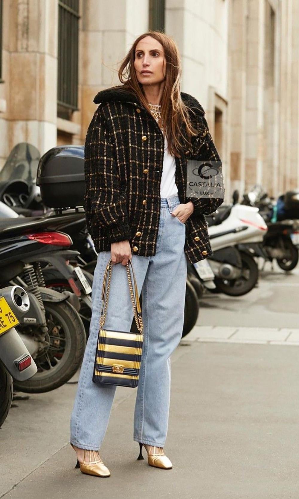 CHANEL 11K$ Paris / Ägypten Runway Schwarz Tweed Jacke 36 FR im Zustand „Neu“ im Angebot in Dubai, AE