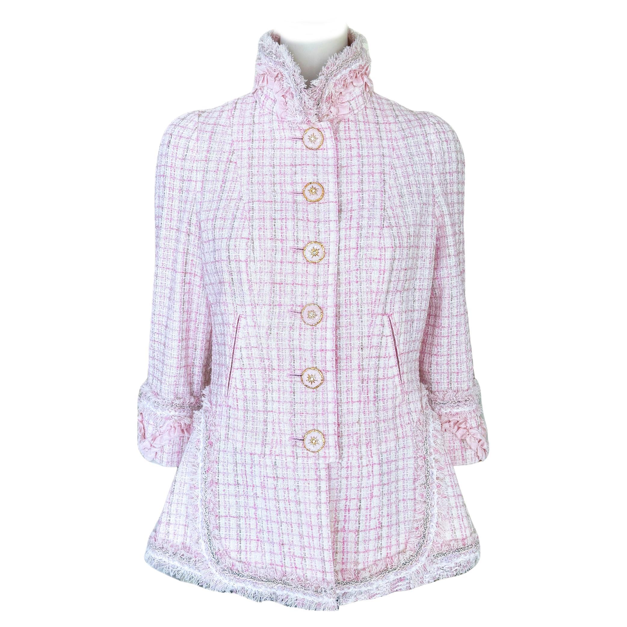 Chanel 11K$ Paris / Versailles Barockstil Tweed-Jacke 36 FR im Angebot