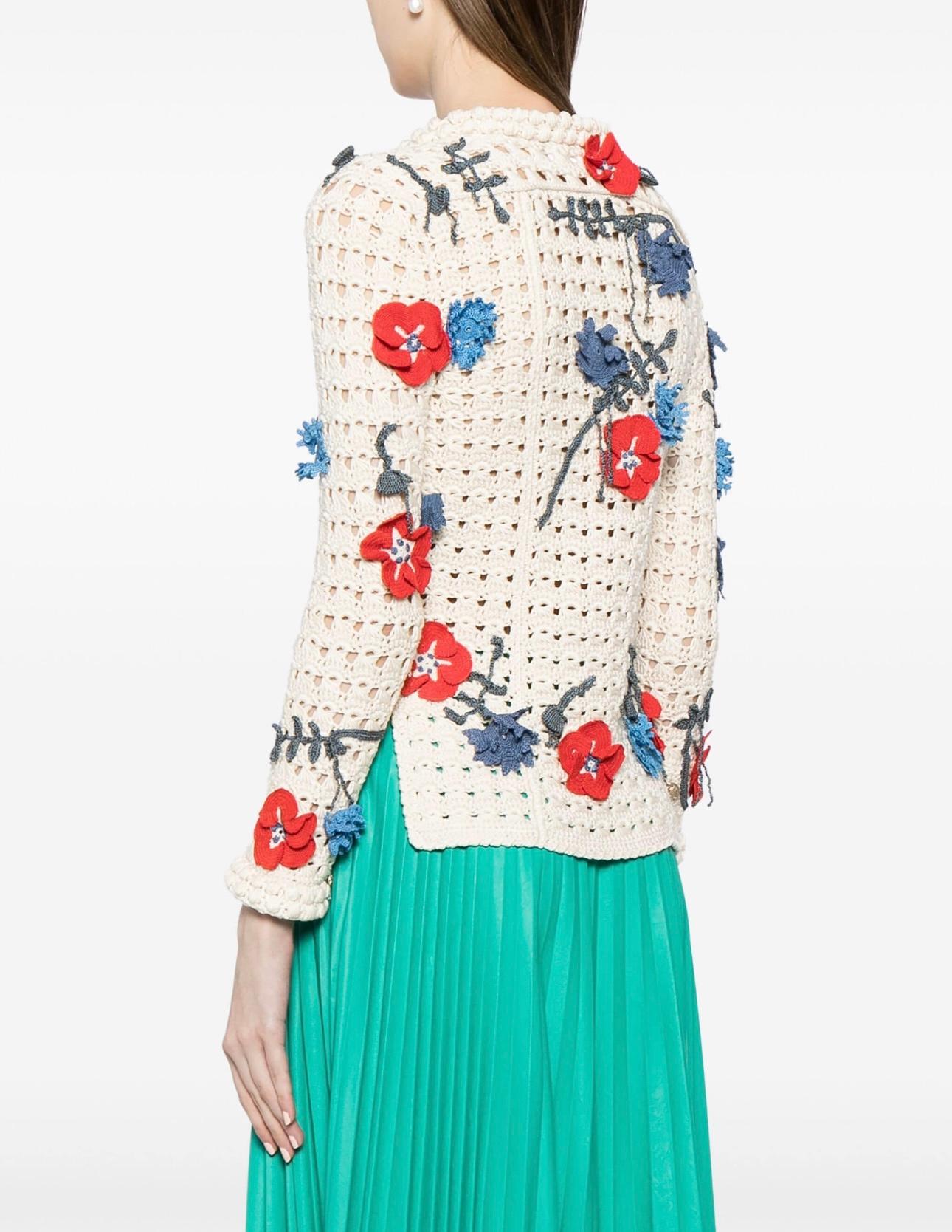 Chanel 11K$ Rare Collectors Crochet Jacket 8