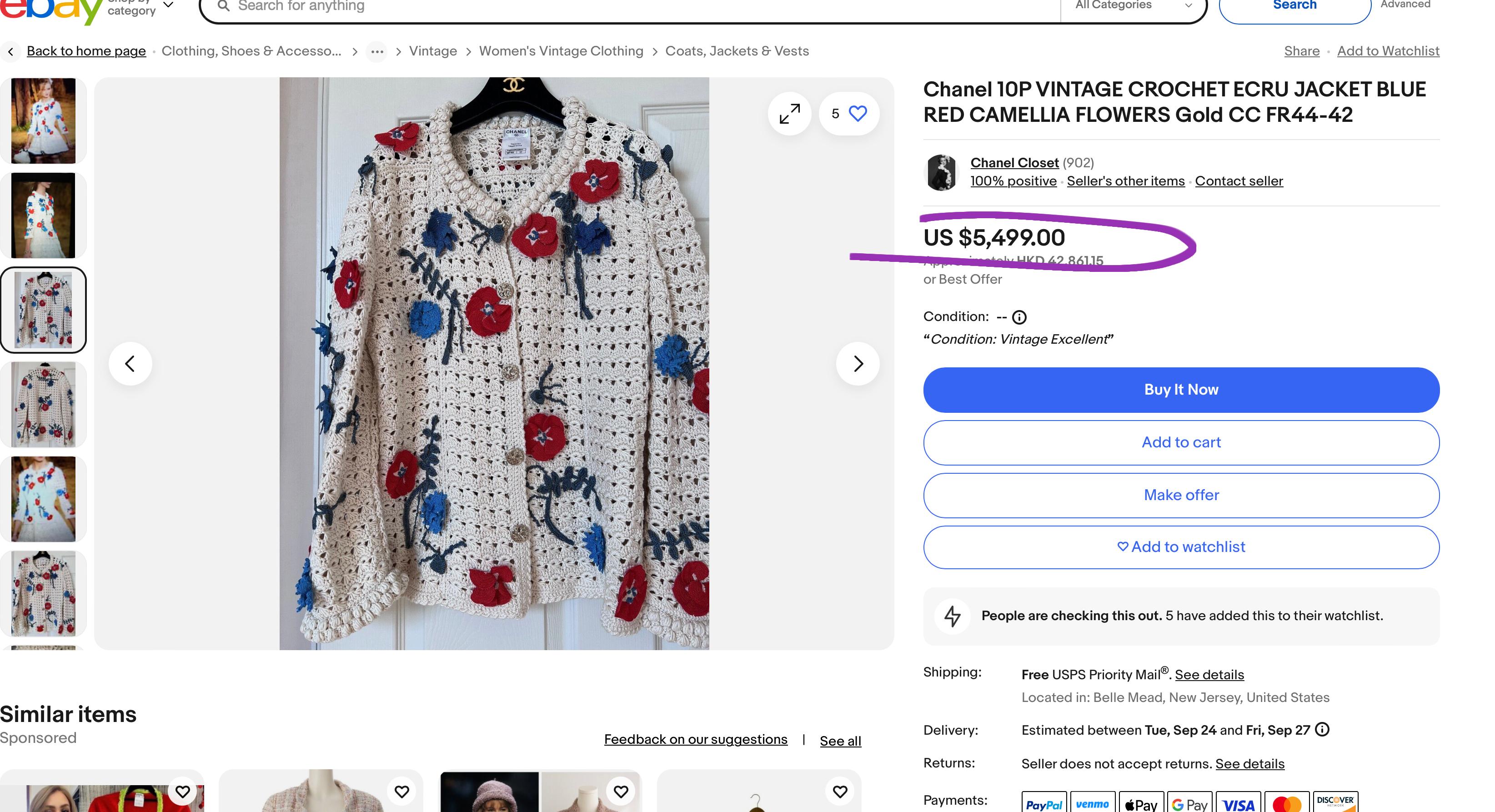 Chanel 11K$ Rare Collectors Crochet Jacket In Excellent Condition In Dubai, AE