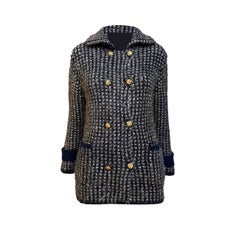 CHANEL 11K$ Relic CC Eagle Buttons Sequin Jacket 38 FR