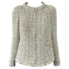 Chanel 11K$ Star Sequin Lesage Tweed Jacket 36 FR