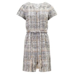 CHANEL 11K$ Vittoria Ceretti Estilo Lesage Chaqueta Tweed Vestido 38 FR