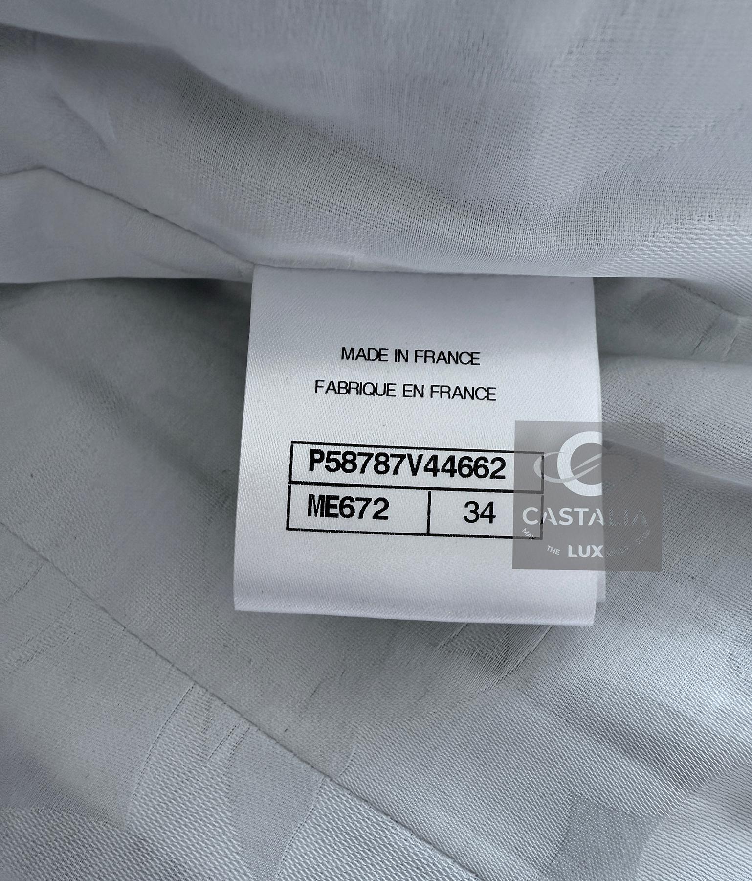 Chanel 11K$ Waterfall Collection Lesage Tweed Jacket 34 FR For Sale 9