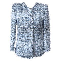 Chanel 11K$ Waterfall Collection Lesage Tweed Jacket 34 FR