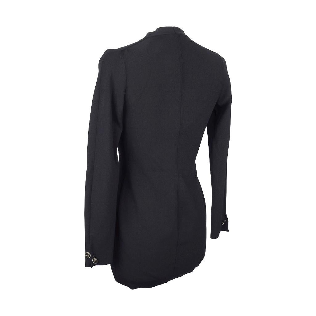 Chanel 11P Black Sweater Tuxedo Tails Inspired Unique 34 / 2  nwt 4