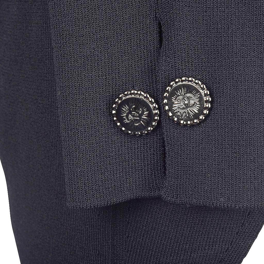 Chanel 11P Black Sweater Tuxedo Tails Inspired Unique 34 / 2  nwt 3