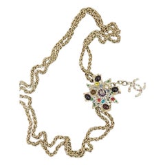 Chanel 11P Multicolor Maltese Cross Necklace - 2011 Collection